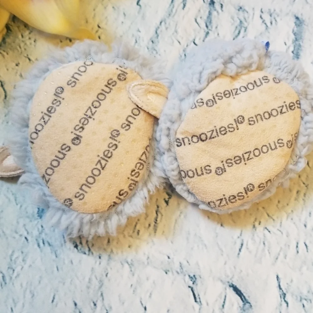 Snoozies Sheep Face Baby Slippers